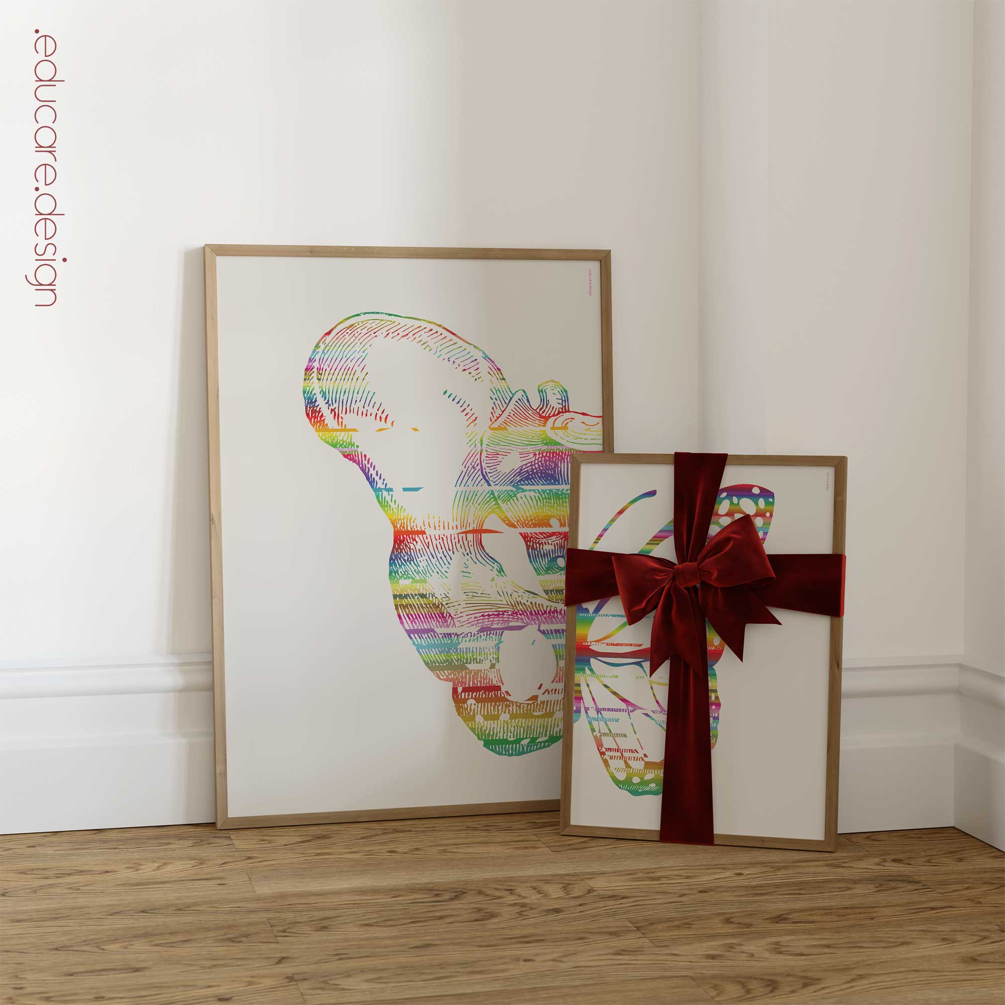 Pelvic Butterfly, Anatomy art as the perfect gift!