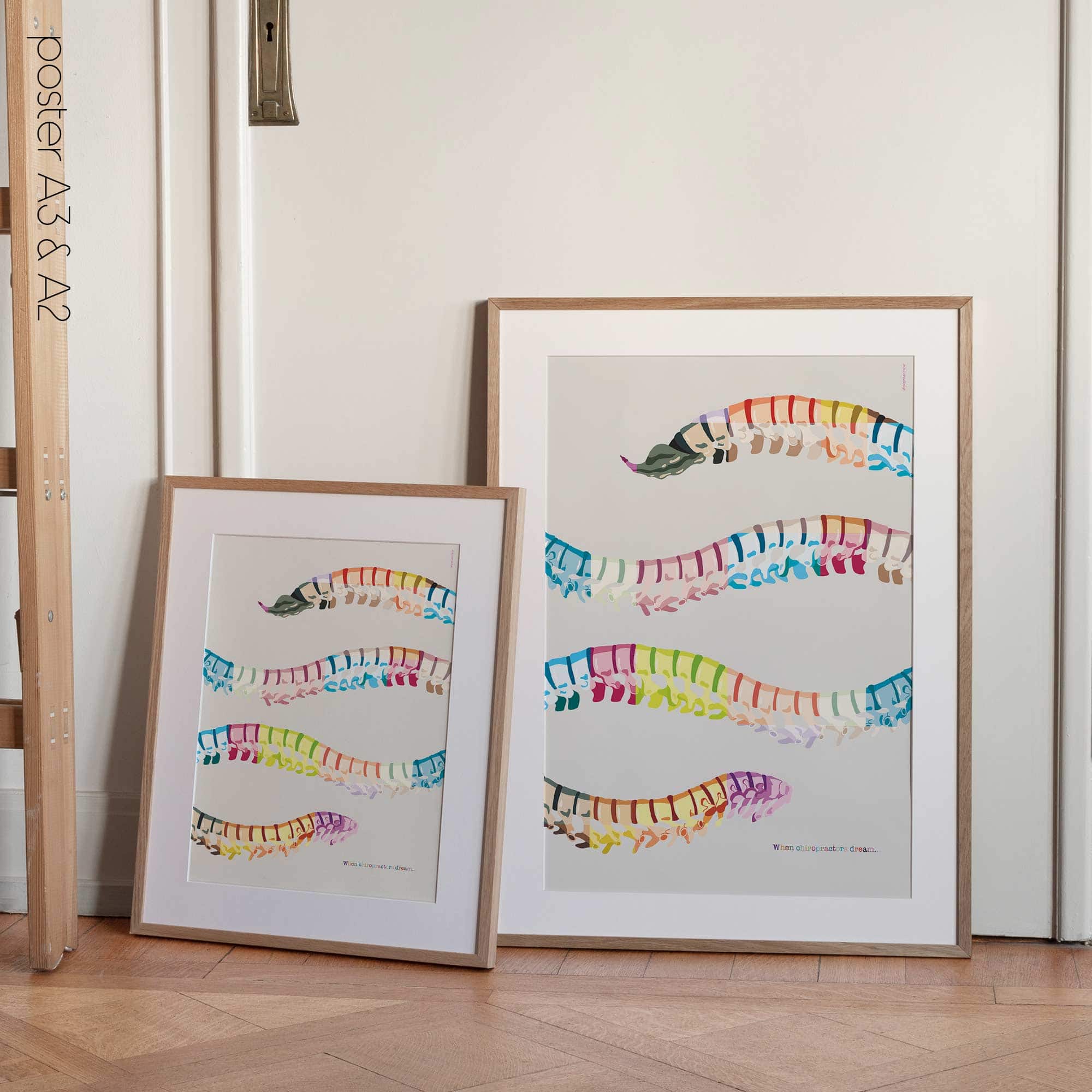 When chiropractors dream... Artwork for chiropractors from www.educare.design