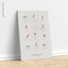 Prenatal Exercises anatomy chart for clinics