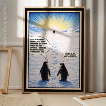 The Nihilist Penguin — Osteopathy Clinic Poster