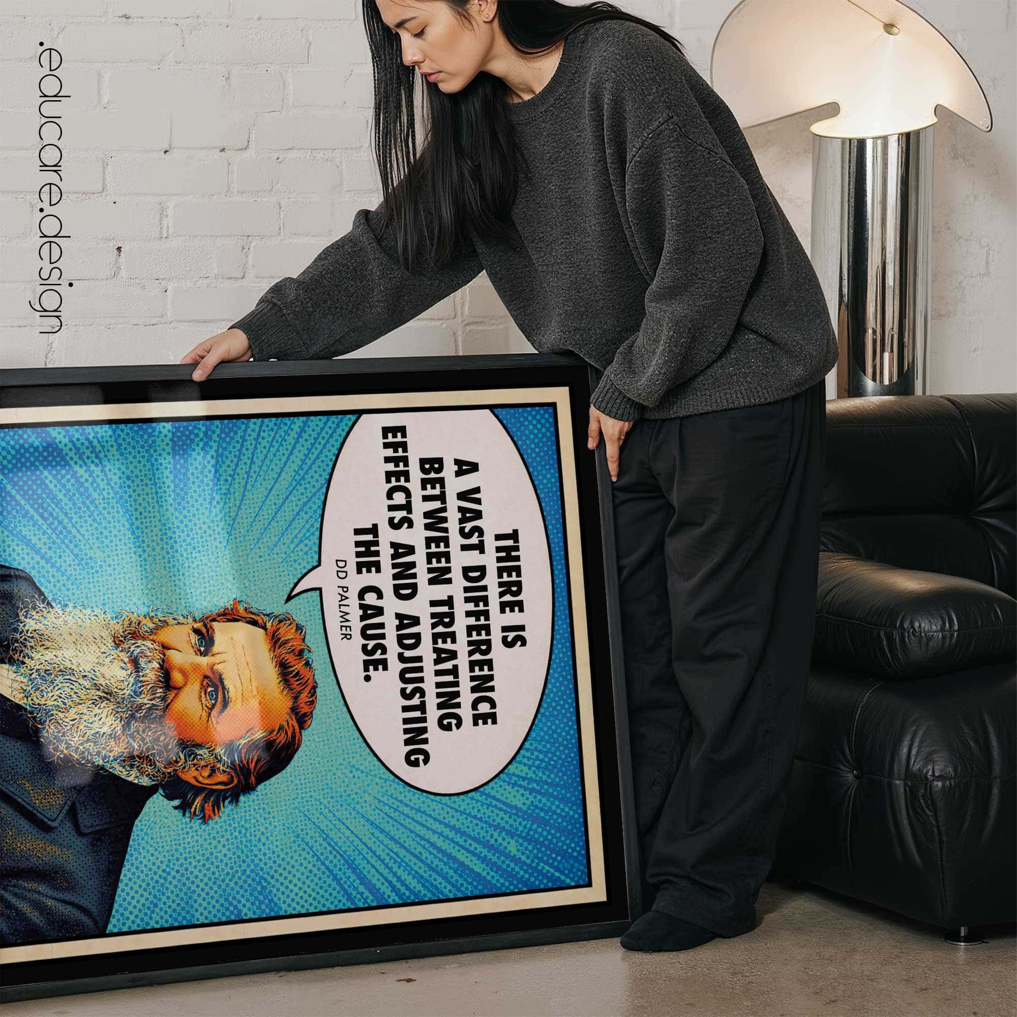 D.D. Palmer — Chiropractic Pop-Art Poster