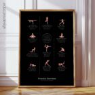 Prenatal Exercises anatomy chart for clinics