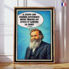 Citation de DD Palmer planche anatomique pour cabinets et cliniques