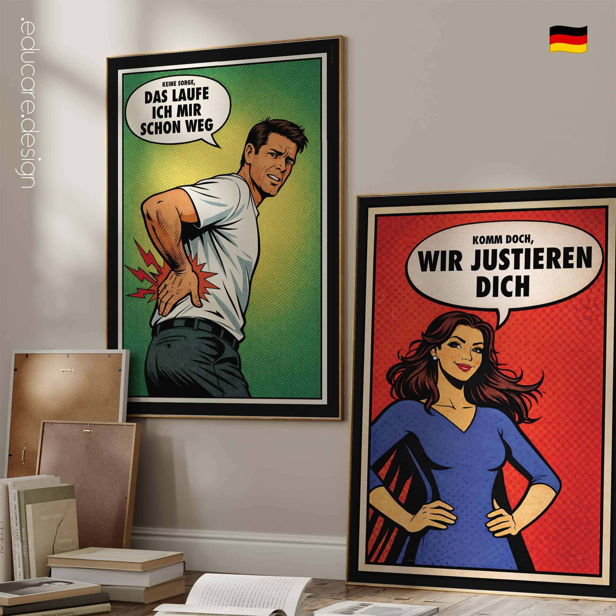 Get Adjusted! Anatomie-Chart für Praxen und Kliniken