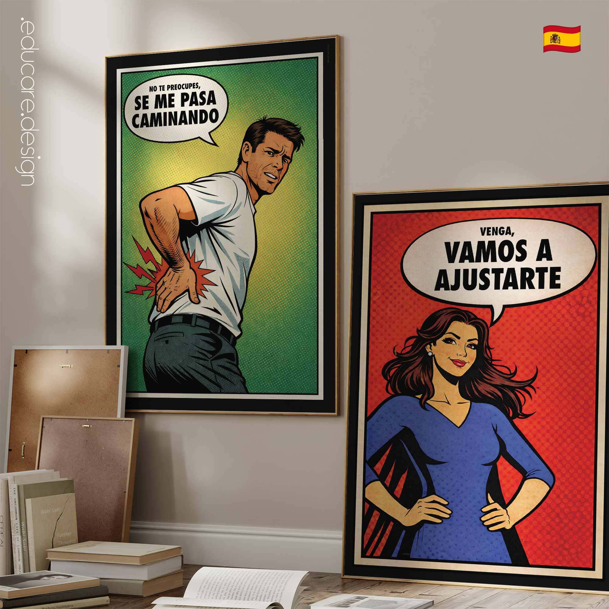 Get Adjusted! lámina anatómica para clínicas y consultas