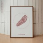 Reflexology Sole anatomy chart for clinics