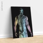 The Radiant Man anatomy chart for clinics