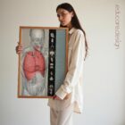 Respiratory System anatomy chart for clinics
