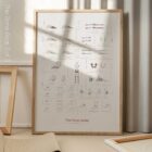 Complete Bone Atlas anatomy chart for clinics
