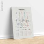 ANS Network Map Set anatomy chart for clinics ANS Network Map Set anatomy chart for clinics