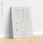 Complete Bone Atlas anatomy chart for clinics
