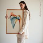 Chromatic Shoulder anatomy chart for clinics